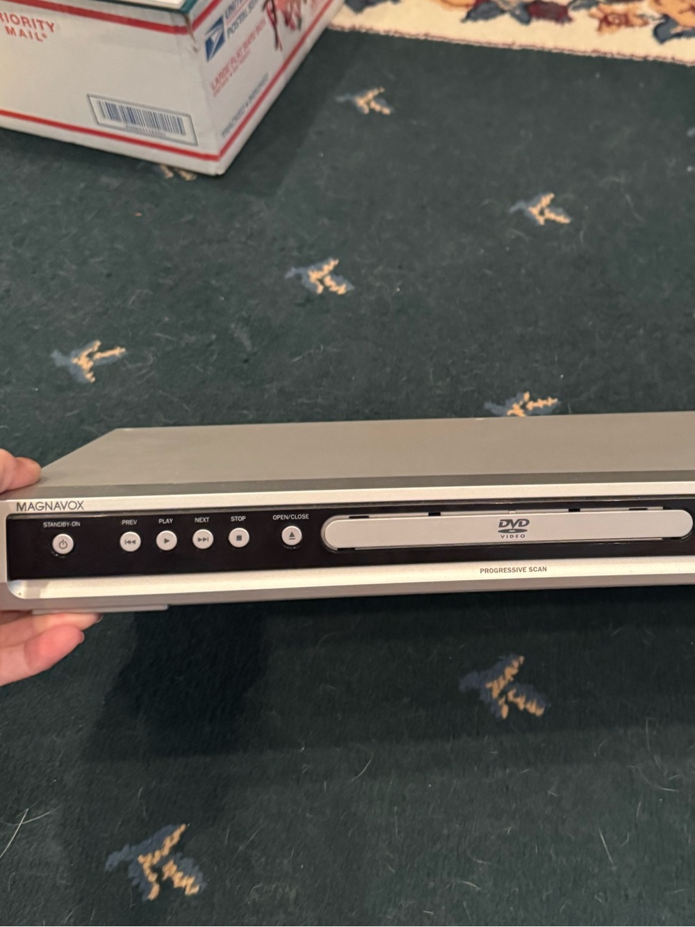 Silver DVD Player - Portable Home DVD Player magnavox